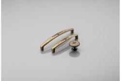 Rukoväť Zamak OLBIA C=128 mm antická mosadz 1208966174
