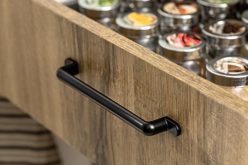 Rukoväť Zamak OTTO C = 160 mm čierna matná 1208966180