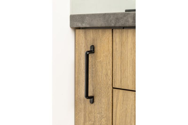 Rukoväť Zamak OTTO C = 160 mm čierna matná 1208966180