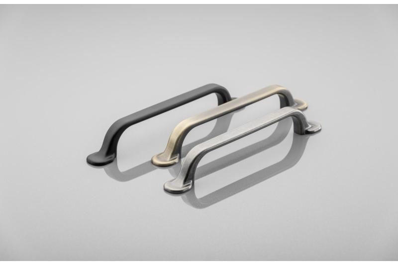 Rukoväť Zamak RETRIS C = 128 mm, antické striebro 1208966192