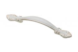 Rukoväť Zamak ROYAL2 C=96mm biela/zlatá 1208966196