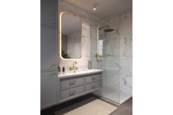 Držiak zásuvky STILO C=128 mm kartáčované zlato 1208966206