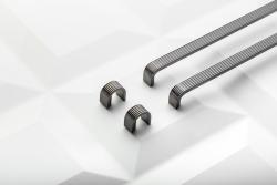 Zamaková rukoväť Shape art VETA C=160 mm čierna chrómová 1208966236