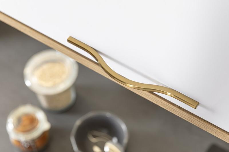 Rukoväť Zamak VITO C = 288 mm zlatá mosadz 1208966251