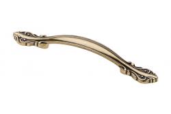 Zamaková kľučka WERONA C=96 mm antická mosadz 1208966256