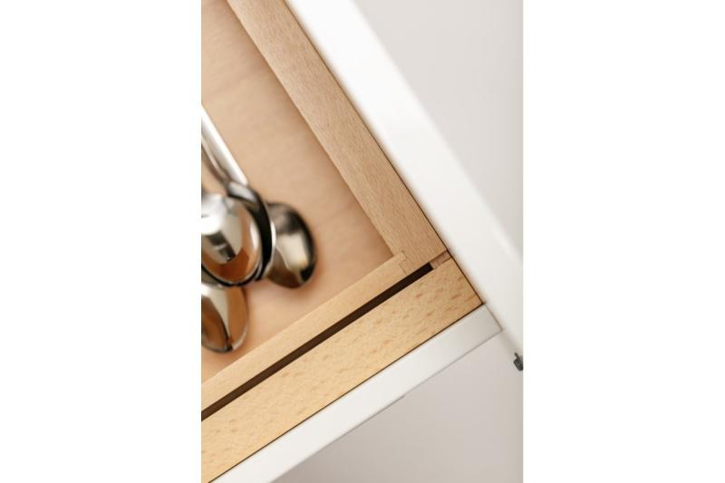 Decor Cutle Príborníky Nastaviteľný vložka pre 400-600 mm skrinky Farba Buk 1208966289