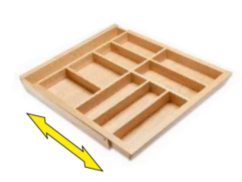 Dekorácie Cutle Príborníky Kuchyňa Nastaviteľný Organizátor Príborov 1208966292