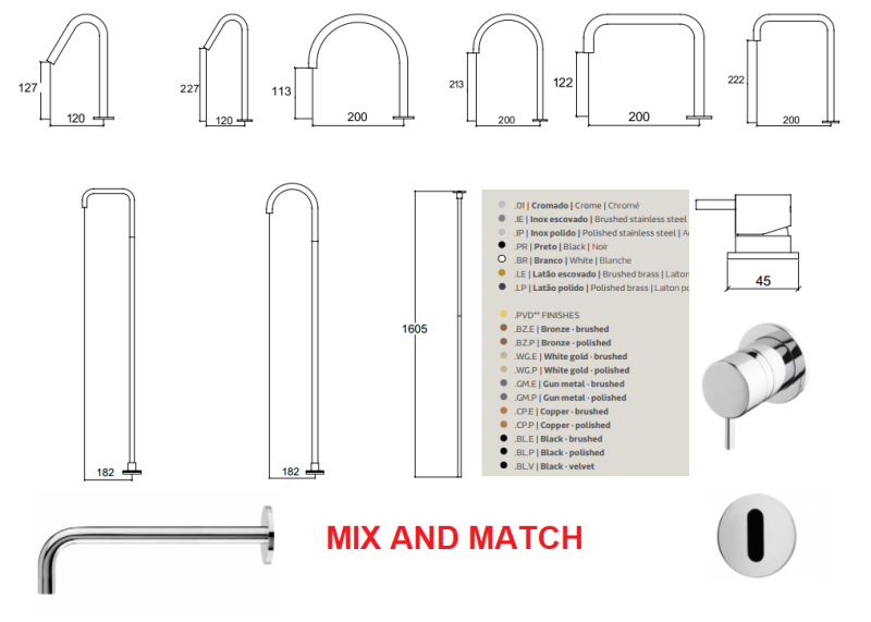 Waterevolution Flow vstavaná umývadlová batéria s infračerveným senzorom na batérie, kartáčovaná meď T118EBCPE