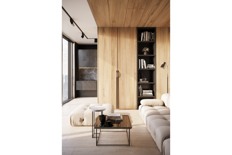 Nábytková rukoväť GTV GRAVEL, C=3x352 mm, L= 1200 mm, Al, matná čierna 1208966973