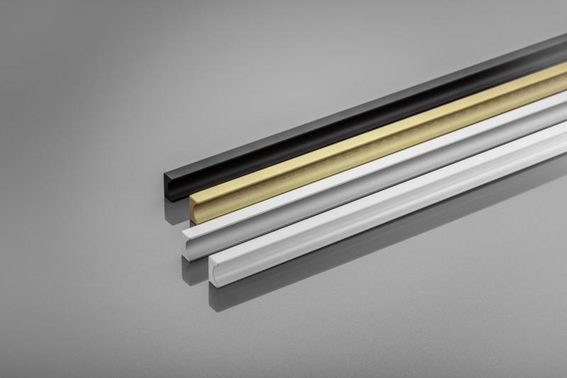 Nábytková rukoväť GTV GROOVE, C=3x352 mm, L=1200 mm, Al, kefované zlato 1208966978