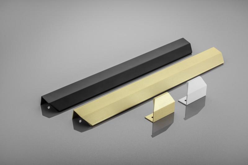 Rukoväť nábytku GTV TREX CROSS, C=320 mm, L= 350 mm, Al, zlatá štetinová 1208967004