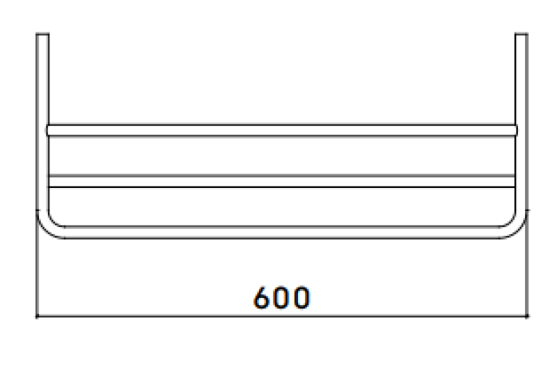 Waterevolution flow držiak na uteráky gun metal A118GME
