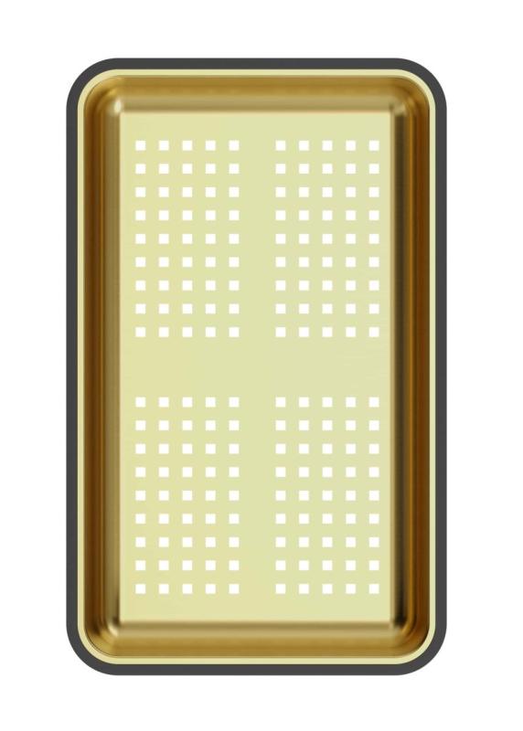 Quadri zlatý odkvapkávač 38x23 cm pre Newport umývadlá 1208967506