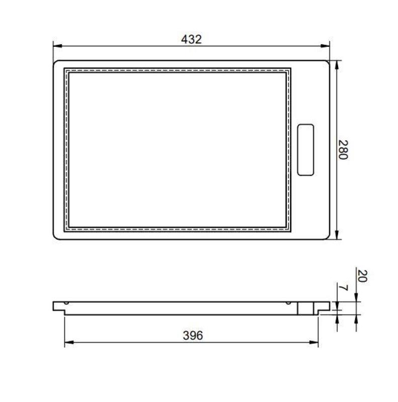 Pure.Sink Prestige drevená doska na krájanie PPGCB40-23