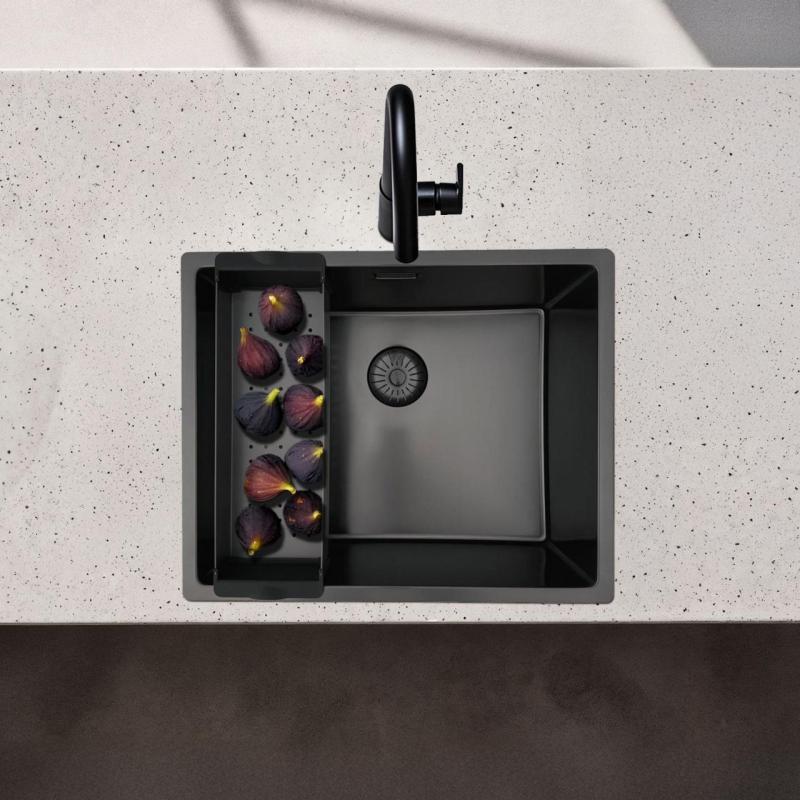 Pure.Sink Prestige vložka pre drez Gun Metal PPGCL40-61