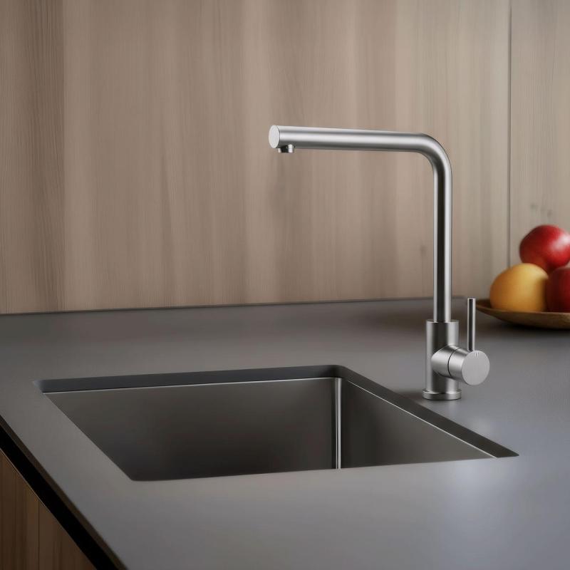 Pure.Sink Elite Steel Spark kuchynská batéria z nehrdzavejúcej ocele PS8040-02