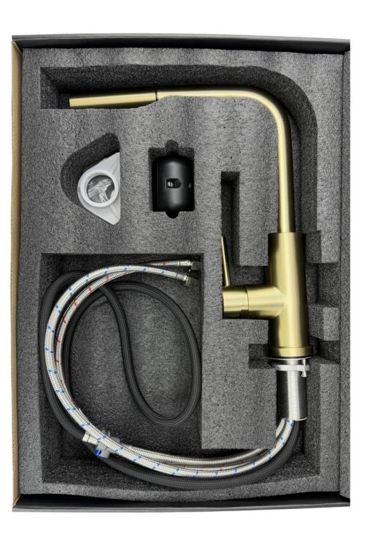 Pure.Sink Elite Steel Spark-S kuchynská batéria z nehrdzavejúcej ocele s výsuvným výtokom PS8041-02