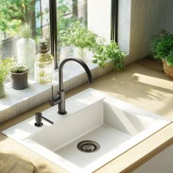 Pure.Sink Elite Steel Shine dávkovač mydla PVD Gun Metal PS9010-61