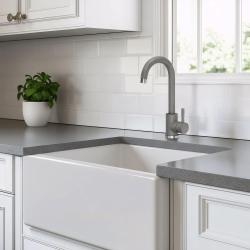 Quadri Coventry Kuchynská batéria Sivá s otočným výtokom 1208967666