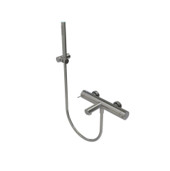 Waterevolution Flow termostatická dvojcestná sprchová batéria s ručnou sprchou Light Gold T130TNGME