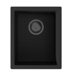 GranitMy Universele Zwarte Granieten Spoelbak 34x40 cm zwart opbouw onderbouw en vlakinbouw met gun metal plug 1208967901

Preložené do slovenčiny:  
GranitMy Univerzálny Čierny Žulový Drez 3