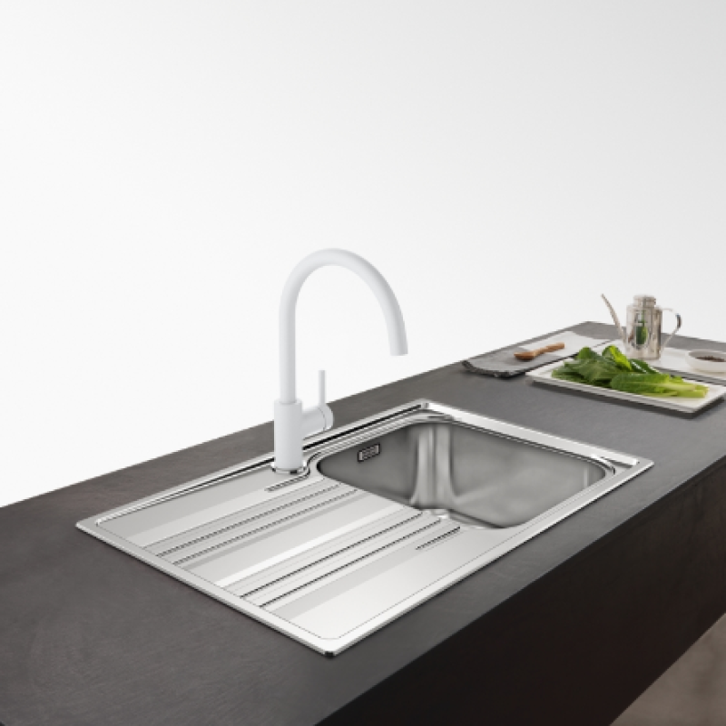 Franke Lina XL Kuchynská batéria Polar White biela s otočným výtokom 115.0626.024