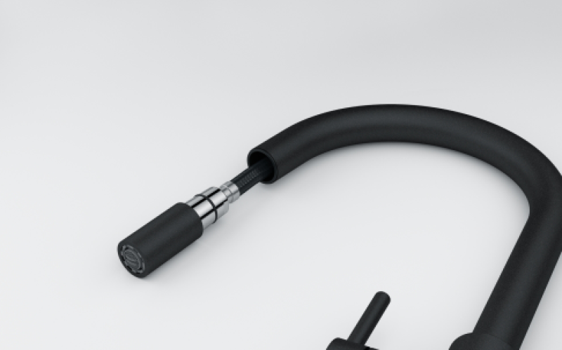 Franke Lina Kuchynská batéria Polar White Biela s výsuvnou sprchou 115.0626.081