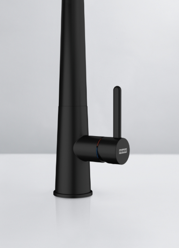 Franke Icon Jednopáková Kuchynská Batéria s Flexibilnou Ručnou Sprchou, Čierna 115.0690.598