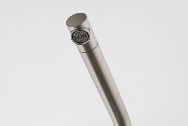 Franke Active Twist Jednopáková Batéria Nerezová Oceľ s Pevným Výtokom a Integrovaným Ovládaním Odpadu 115.0653.504