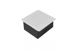 AVARO Zapustená nábytková zásuvka, 1x Schuko zásuvka, USB A+C, 1,5m Kábel, Biela