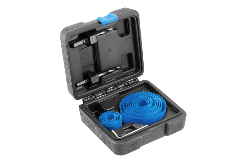 Hoegert sada dierzových píl z uhlíkovej ocele, 14-dielna.