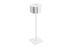 Stolová lampa na LED AZELIA, 2,5W, 200lm, DC 5V, 1A, 4000 K, batéria 4000 mAh, stmievateľná, biela