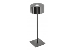 LED stolová lampa AZELIA, 2,5W, 200lm, DC 5V, 1A, 4000 K, batéria 4000 mAh, stmievateľná, čierna