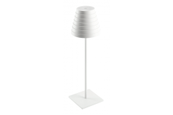 FIZZI stolová lampa na baterky, 2,5W, 200lm, DC 5V, 1A, 4000 K, batéria 4000 mAh, biela