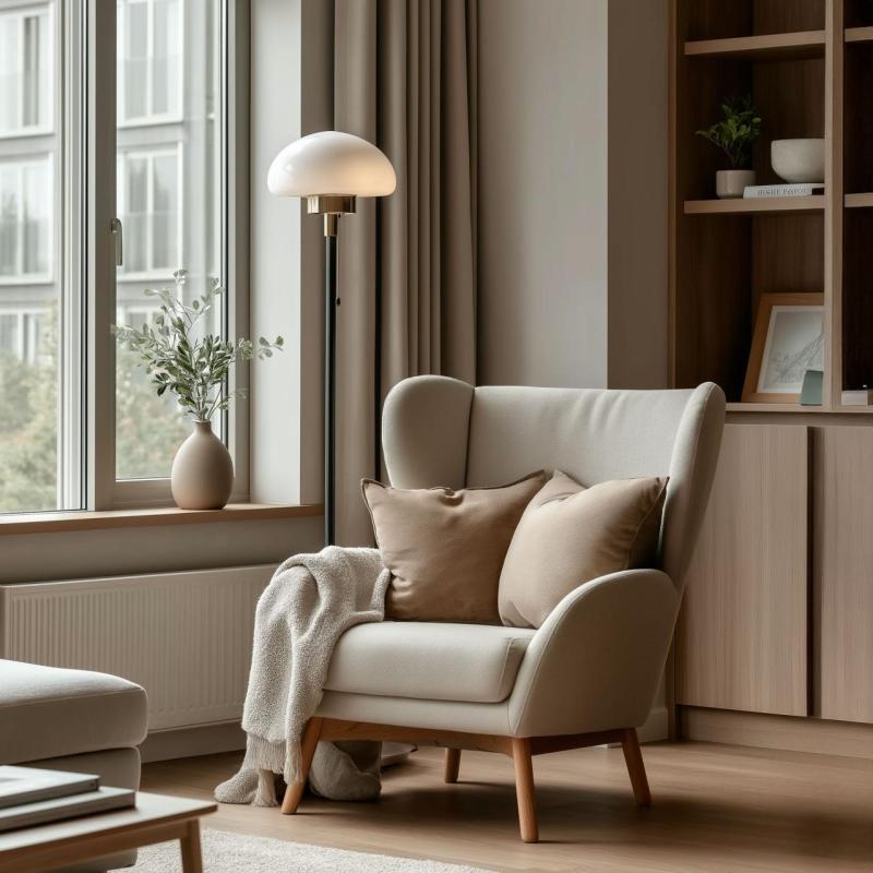 Stojacia lampa LAMIA, 9362, max.250V, 50/60Hz, 1*E27, max.40W, IP20, priemer 30, 6 cm, čierna/zlatá