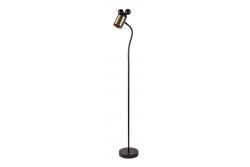Podlahová lampa MOUSE, 0086, max. 250V, 50/60Hz, 1*E27, max.25 W, IP20, priemer 8 cm, čierna/zlatá