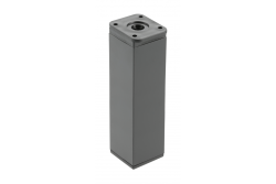 Noha dakp-26 100 mm (čierna) štvorcová 40x40