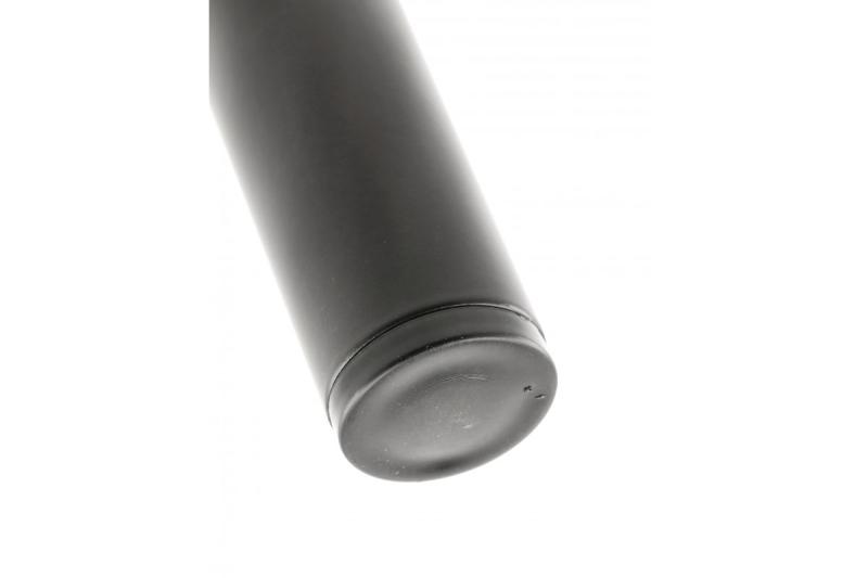 Noha na nábytok GTV RONDA SIMPLE, previsnutá, výška=150 mm, priemer 25 mm, oceľ, matná čierna