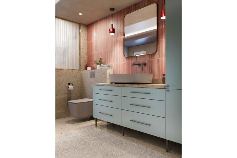 Noha na nábytok GTV RONDA SIMPLE, konsolová, H=180 mm, fi25 mm, oceľ, matná čierna