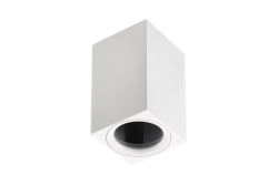 Stropná lampa TIPO, hliník, 60x60x100, IP20, max 50W, štvorc. Biela