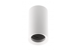 Stropné svietidlo TIPO alum, 65X115, IP20, max 50W, okrúhle biele