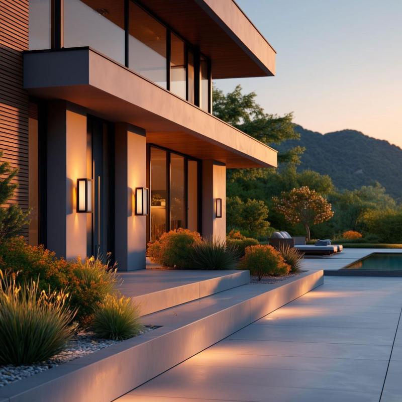 VASTI svietidlo na fasádu, E27, MAX. 12W, IP54, AC220-240V, 50/60Hz, čierne