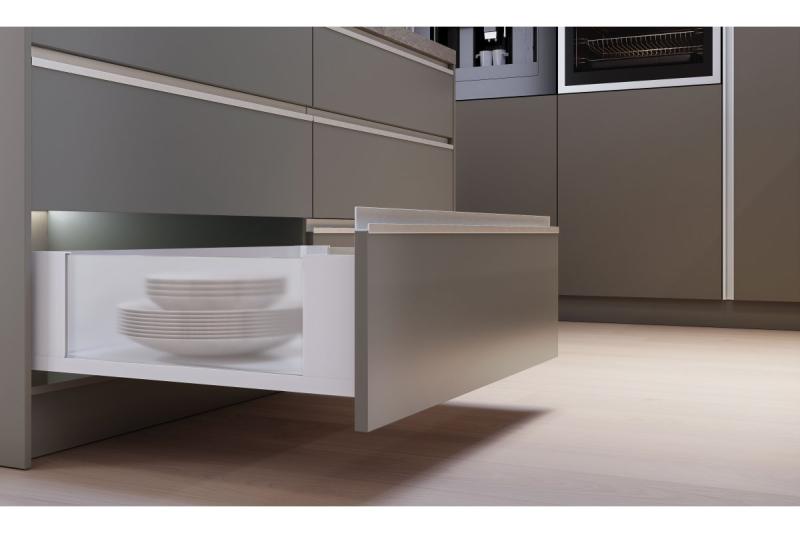 Profil firmy GTV, s hrotmi, tvar L, L = 3500 mm, Al, hliník