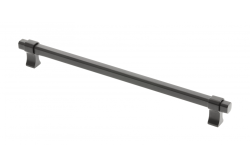 Kľučka nábytku GTV IMPERIAL, C=256 mm, L=290 mm, ZnAl, matná čierna