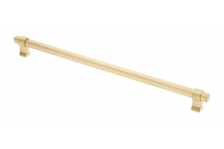 Nábytková rukoväť GTV IMPERIAL, C=320 mm, L=354 mm, ZnAl, zlatá štetina
