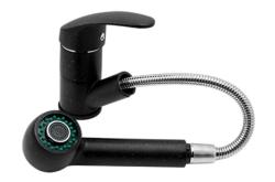 Graniteland Rhea Kuchynská batéria Vzhľad tvrdého kameňa s Vytiahnuteľným výtokom a Dvojfunkčnou ručnou sprchou 1208969536