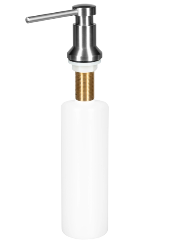 Ausmann Turt vstavaný dávkovač mydla, nerezová oceľ, naplniteľný zhora, 1208969719.