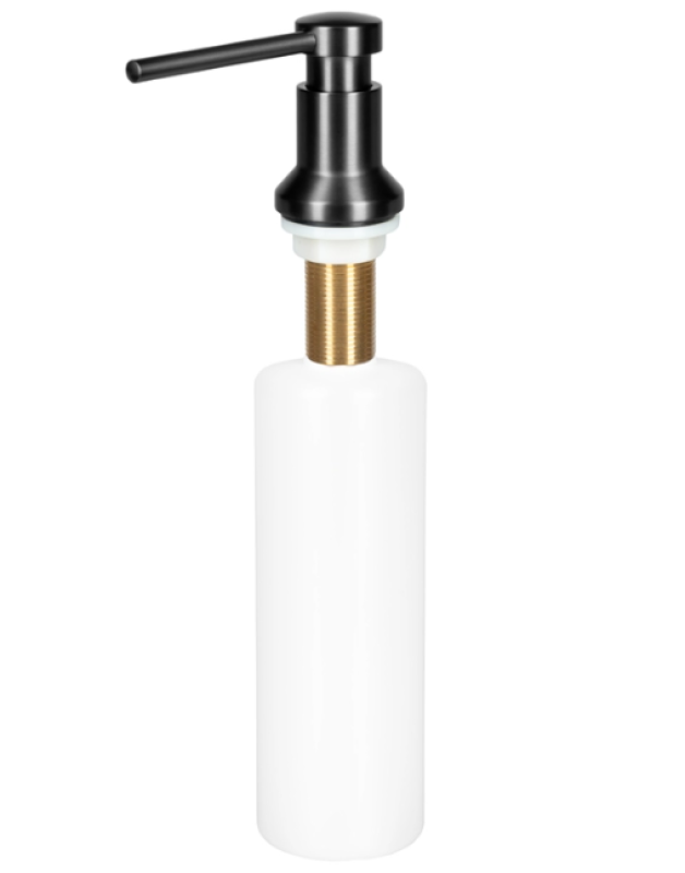 Ausmann Turt vstavaný dávkovač mydla, zhora plniteľný, gun metal, 1208969721