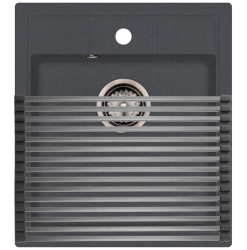 Ausmann Turt Gun metal Rolmat cez a pre v umyvadle 28x45 cm 1208969726