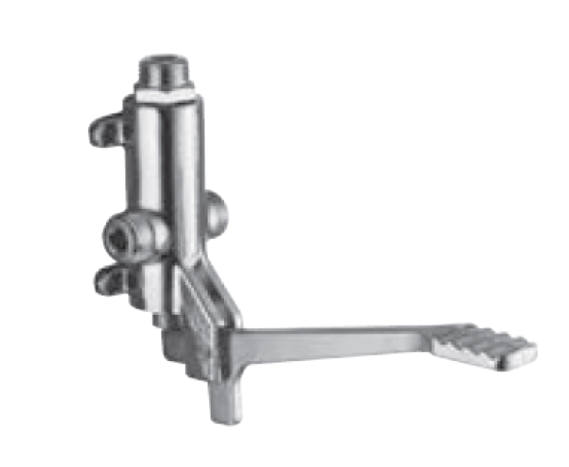 PB Pedal Line Nožný Pedál Batériová Miešacia Batéria Chróm pre Nástennú Montáž 1208969754